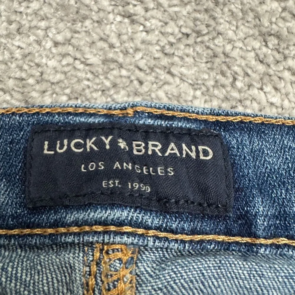 Lucky Brand Mid Rise Straight Sweet Denim Jeans Womens 12/31 Blue Cotton Casual